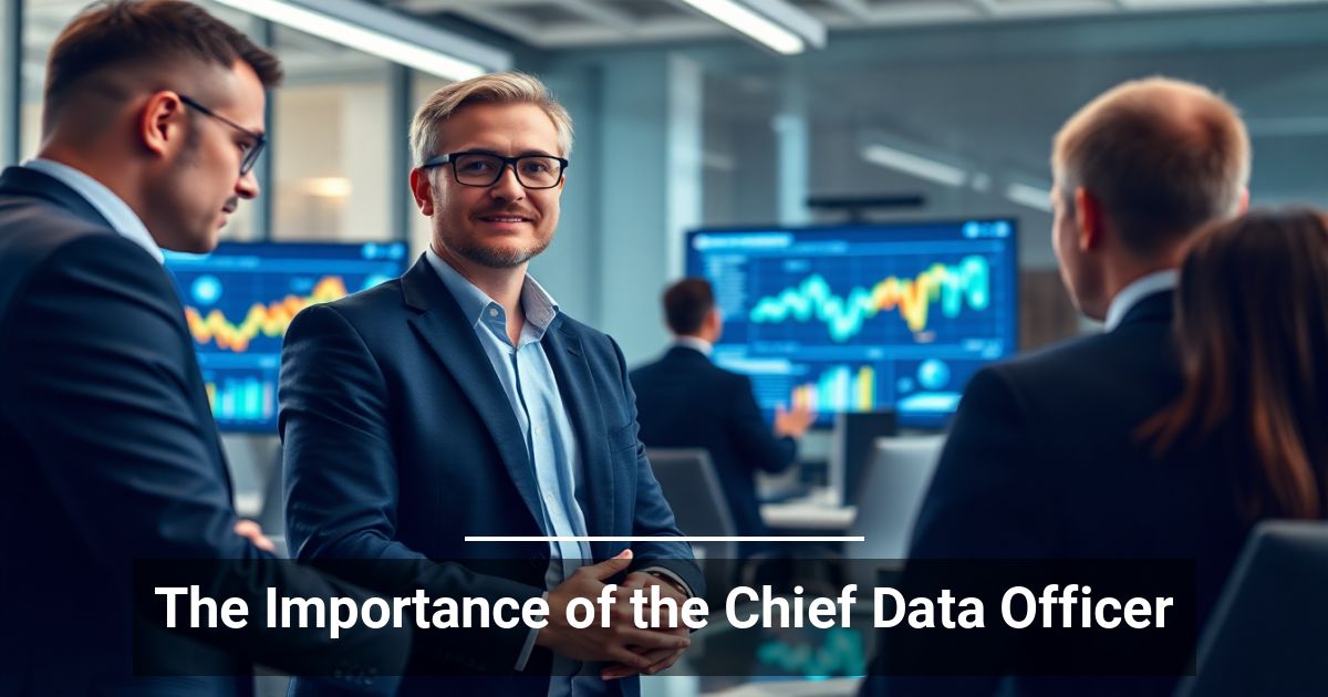 The Importance of the Chief Data Officer